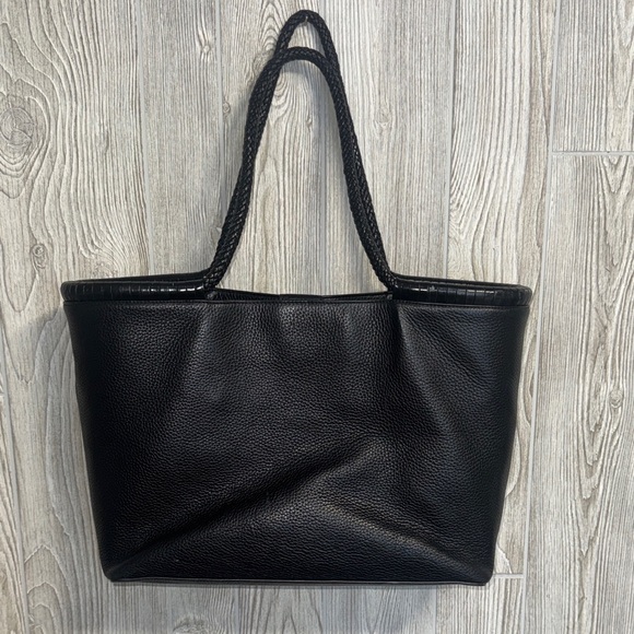 Tory Burch Black Leather Taylor Tote - Picture 5 of 10